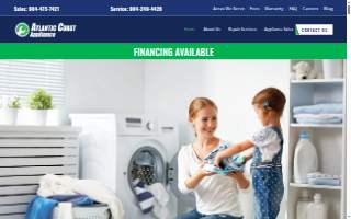 Atlantic Coast Appliance website