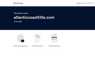 Atlantic Coast Title Company, LLC website