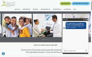Beaches Dentistry - Prosthodontics & Orthodontics website