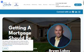 Bryan Lakey Mortgages website