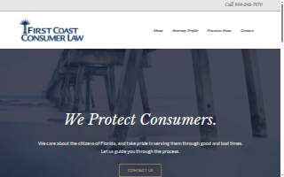 First Coast Consumer Law website
