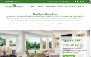 First Coast Home Pros website