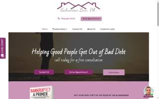 Gahanian Law PA Bankruptcy Lawyers website