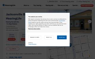 HearingLife of Jacksonville FL website