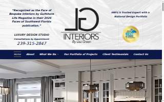 LG Interior Design Collective website