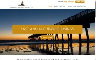 Marsh Landing Title LLC website