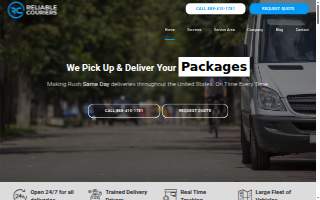 Reliable Couriers of Jacksonville Beach website