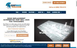 Roof Maxx of Jacksonville website