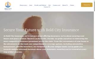 Bold City Insurance website