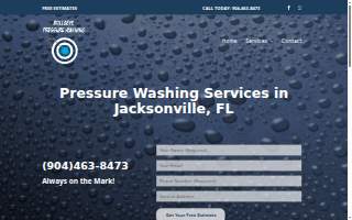 Bullseye Pressure Washing website