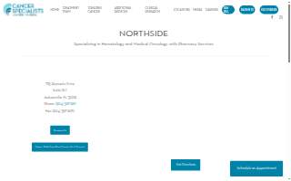 Cancer Specialists of North Florida, Northside website