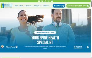 Castelli Chiropractic Center website