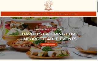 Davoli's Catering website