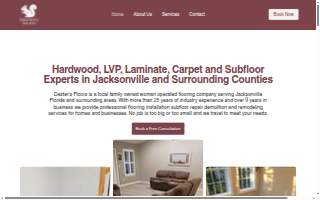 Dexter's Floors website