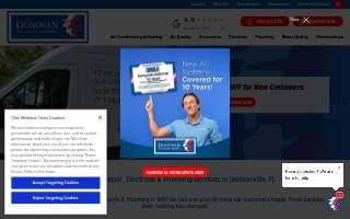 Donovan Air, Electric & Plumbing of Jacksonville website