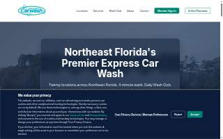 GATE Express Carwash website
