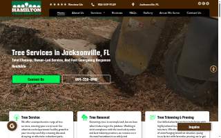 Hamilton Tree Service website