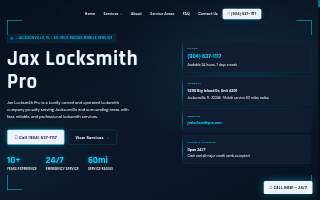 Jax Locksmith Pro website