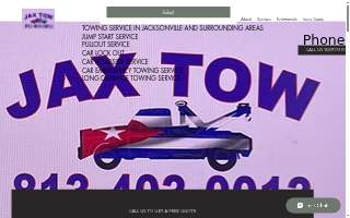 Jax Tow LLC website
