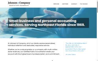 Johnson and Company, P.A. website