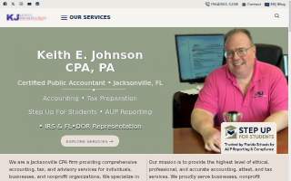 Keith E Johnson CPA PA website