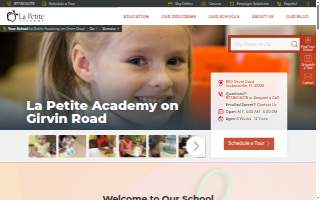 La Petite Academy on Girvin Road website