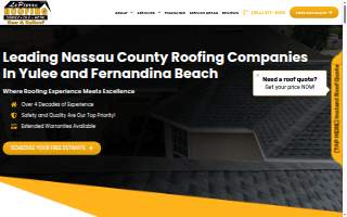 LePierre Roofing of Jacksonville website