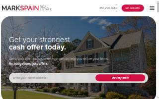 Mark Spain Real Estate of Raleigh website