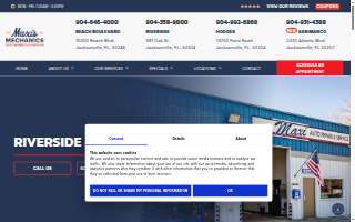 Maxi’s Mechanics Auto Repair & Service - Riverside website