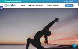Meridian Integrative Wellness website