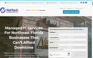 NetTech Consultants - IT Support and Managed IT Services in Jacksonville website