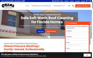 Ohana Pressure Washing, Inc. website