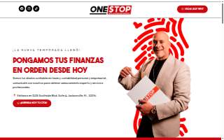 One Stop Tax & Accounting Services website