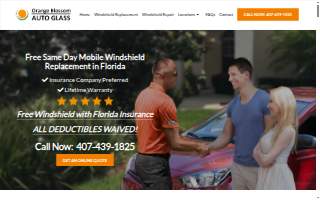 Orange Blossom Auto Glass Lady Lake Windshield Repair & Windshield Replacement website