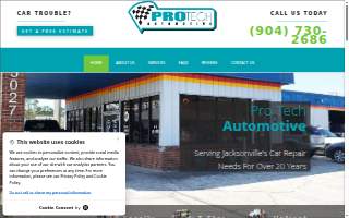Pro Tech Automotive website