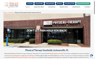 Rebound Rehabilitation - Southside website