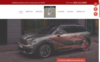 Sam's Automotive website
