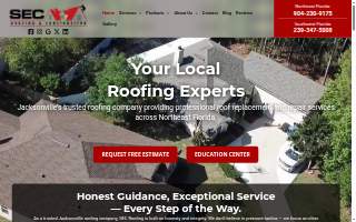 SEC Roofing & Construction Group, LLC website