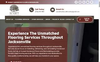 Sunset Hardwood Floors LLC website
