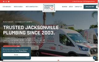 Sunshine State Plumbing website