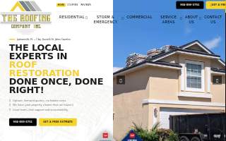 The Roofing Company Inc. website