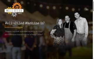 Well-Oiled Events website