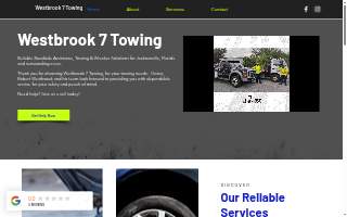 Westbrook7 Towing And Roadside Services - Jacksonville website