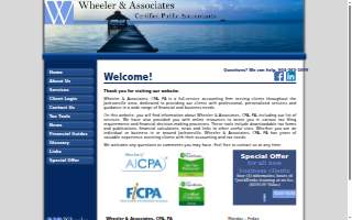 Wheeler & Associates, CPA, PA website