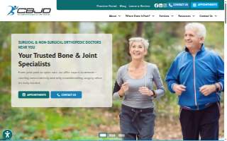 Center for Bone and Joint Surgery of the Palm Beaches - Jupiter website