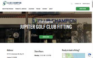 Club Champion of Jupiter website