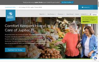 Comfort Keepers Home Care of Jupiter website