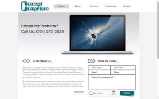 Concept Computers website