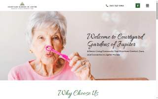 Courtyard Gardens of Jupiter website