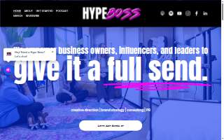 Hype Boss website